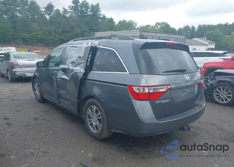 2012 Honda Odyssey Ex z USA, uszkodzony, nr VIN 5FNRL5H4XCB044421